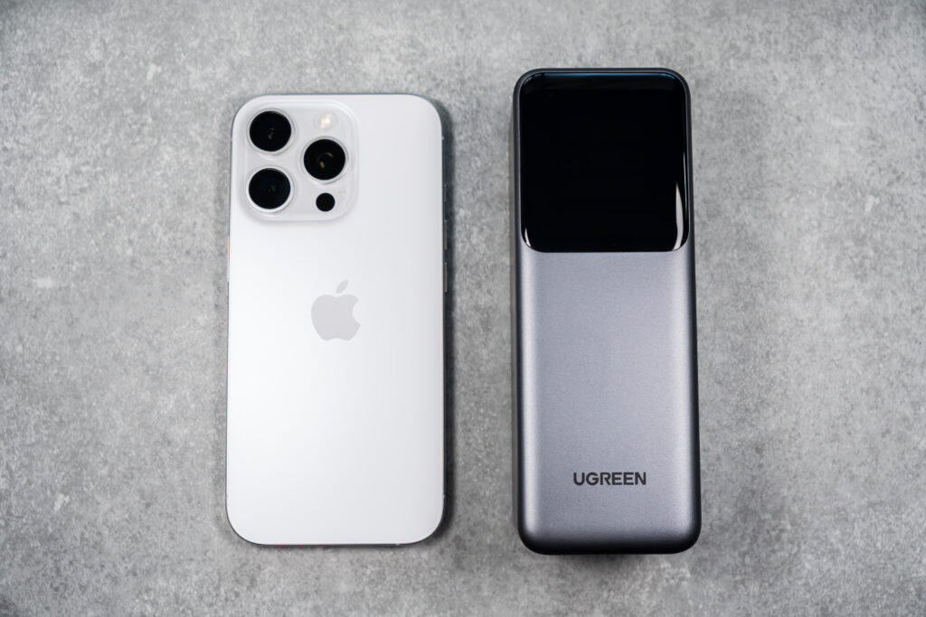 UGREEN Nexode 巻き取り式 USB-Cケーブル内蔵 モバイルバッテリー 20000mAh 165W